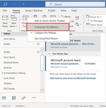 Search Bar Missing in Outlook [Restore Within A Minute 2024]